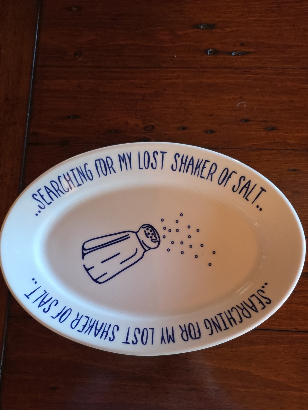 Jimmy Buffett Themed Serving Plate